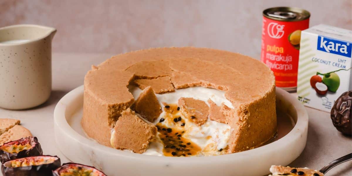 Odwrócony sernik z marakują QF