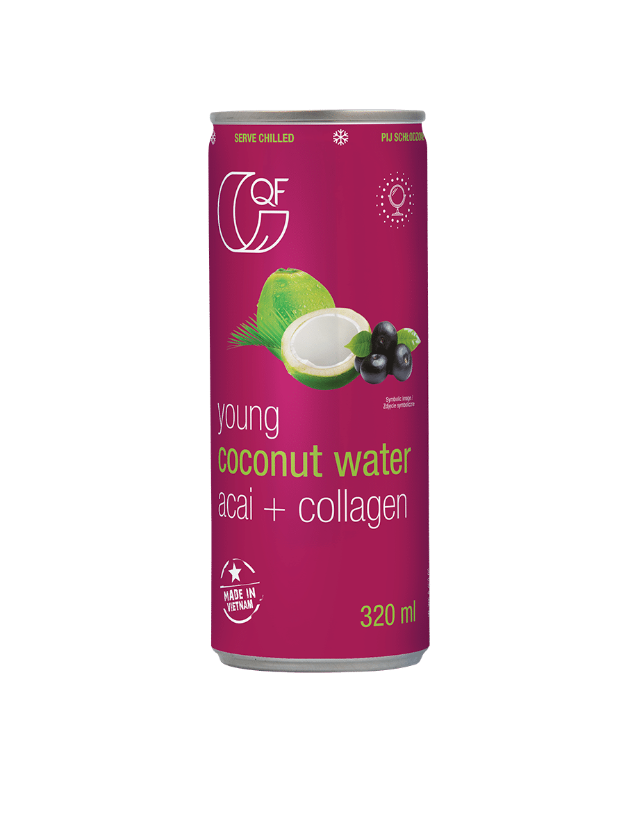 Woda kokosowa z acai i kolagenem 320 ml
