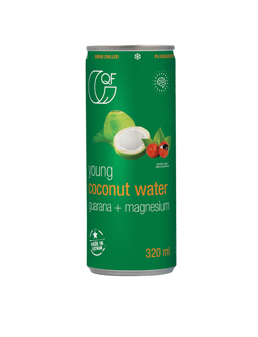 Woda kokosowa z guaraną i magnezem 320 ml