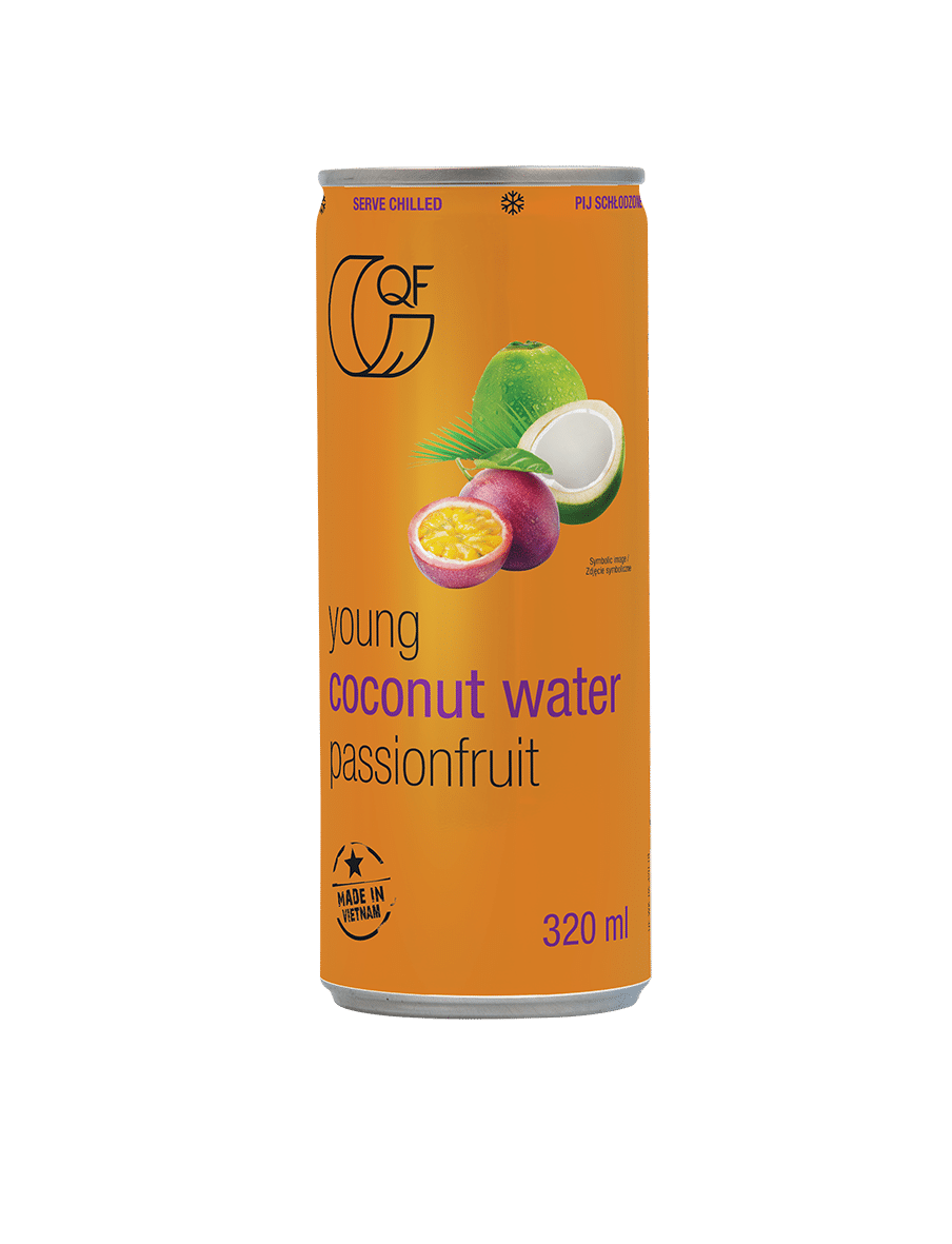 Woda kokosowa z sokiem z marakui 320 ml