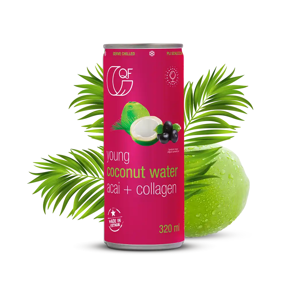 Woda kokosowa z acai i kolagenem 320 ml