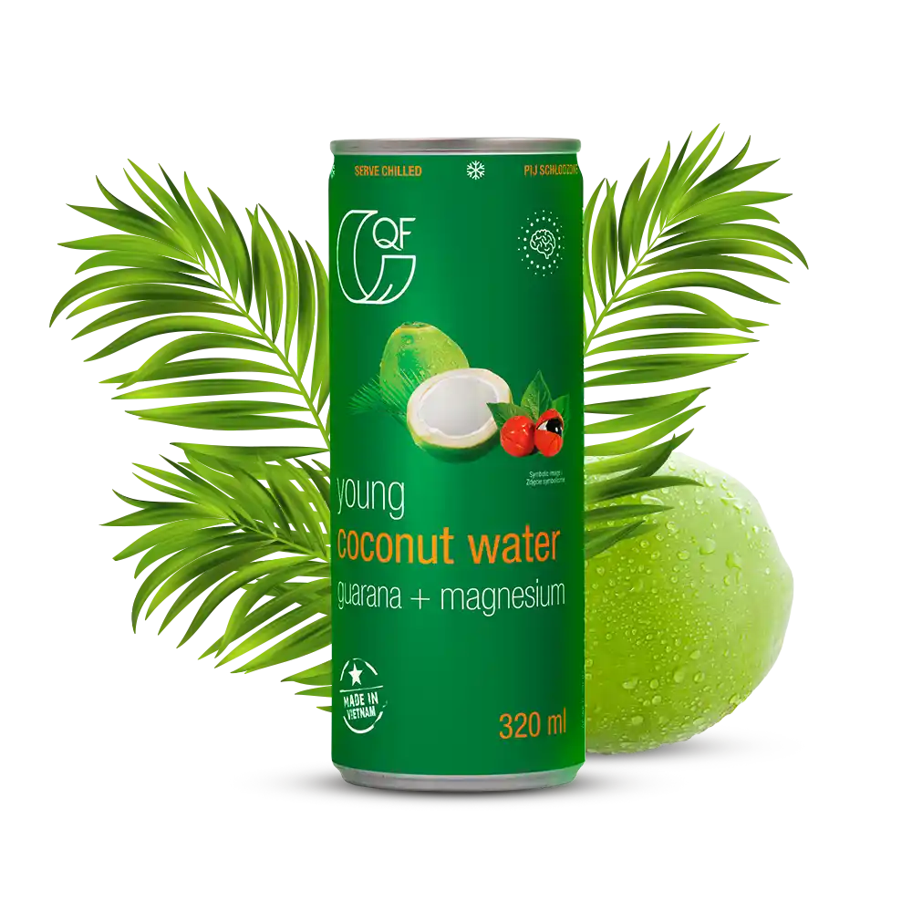 Woda kokosowa z guaraną i magnezem 320 ml