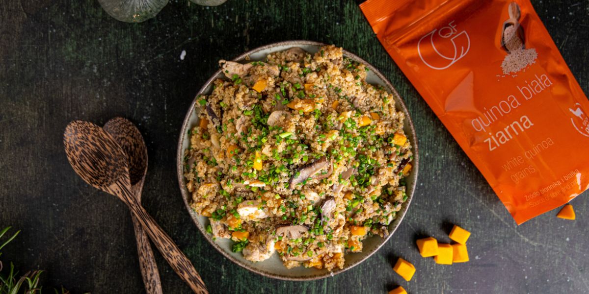 Jesienne quinotto z dynią QF