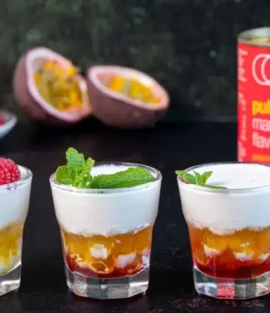 Kolorowe szoty z bubble tea QF