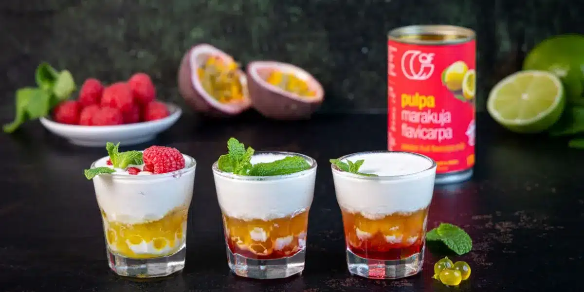 Kolorowe szoty z bubble tea QF